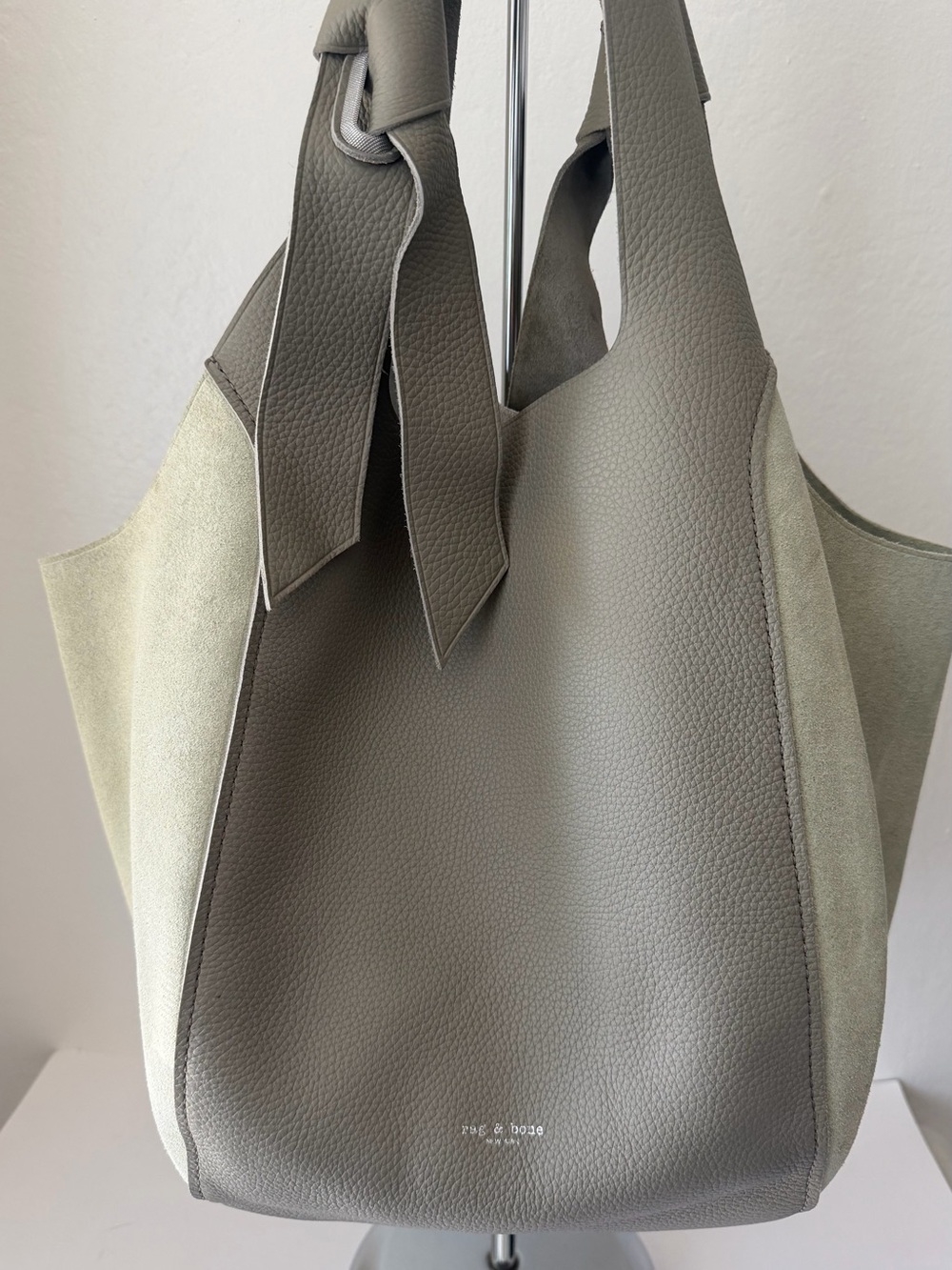rag and bone Sage Leather Grand Shopper Tote